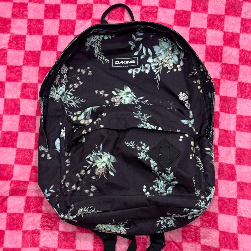 Dakine Black Floral Backpack - Picture 1 of 4
